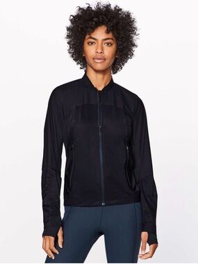 lululemon athletica Black Run On Jacket